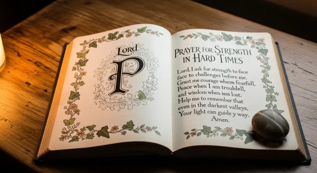 Prayer for Strength in Hard Times