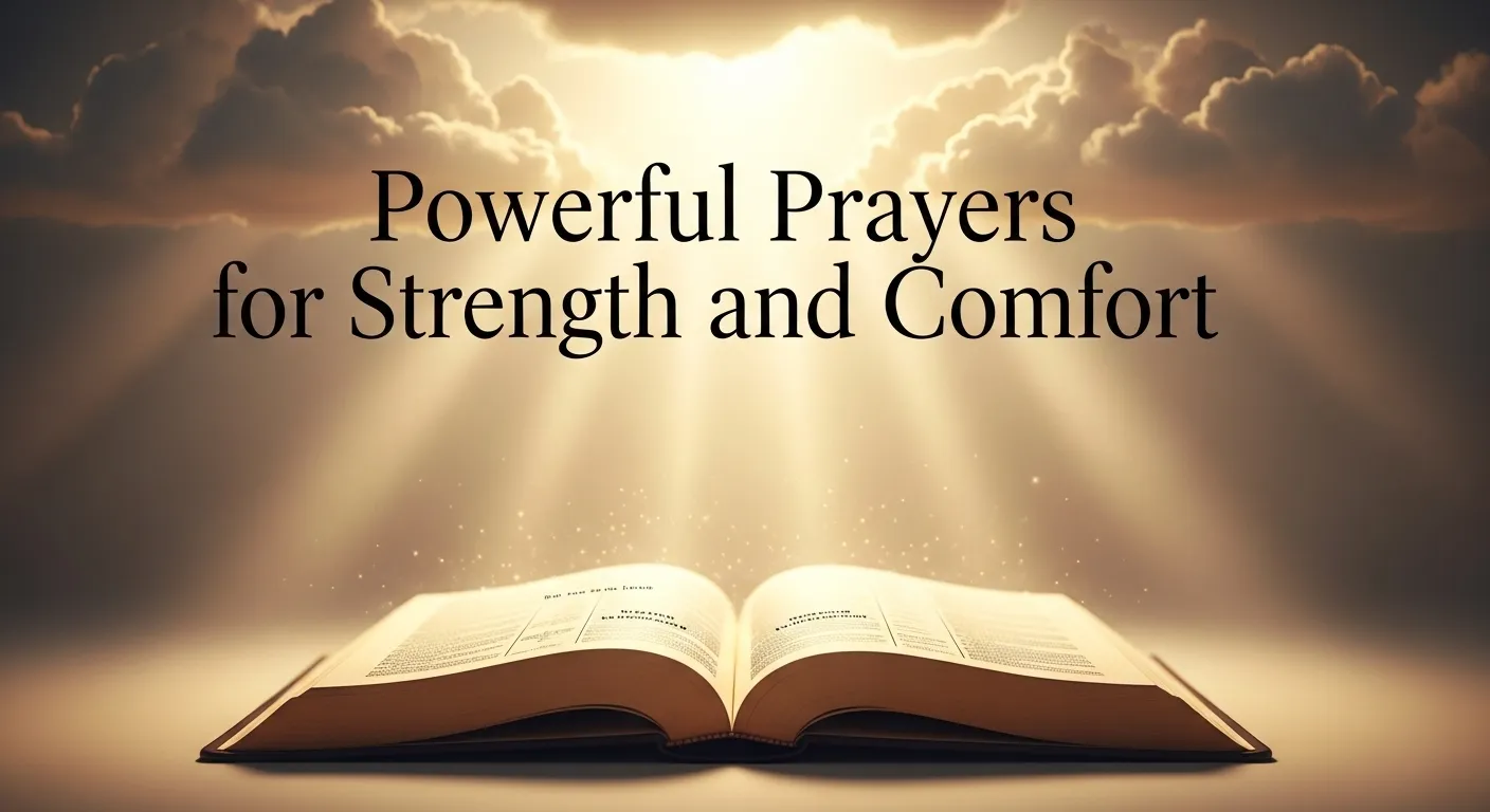 Prayers for Strength and Comfort