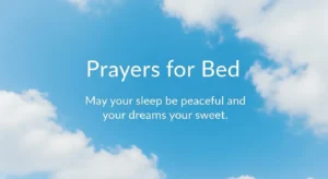 Prayers for Bed