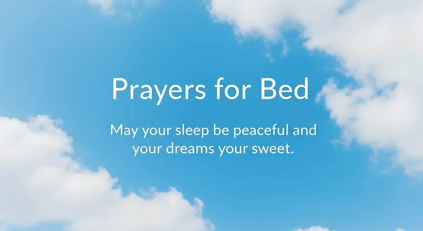 Prayers for Bed