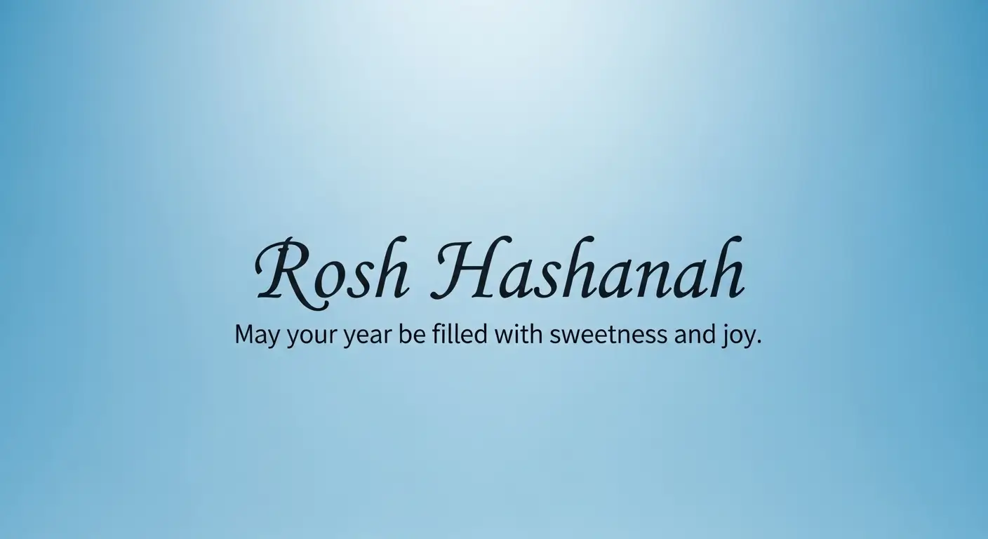 Prayers for Rosh Hashanah