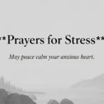 Prayers for Stress