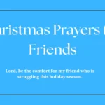 Christmas Prayers for Friends