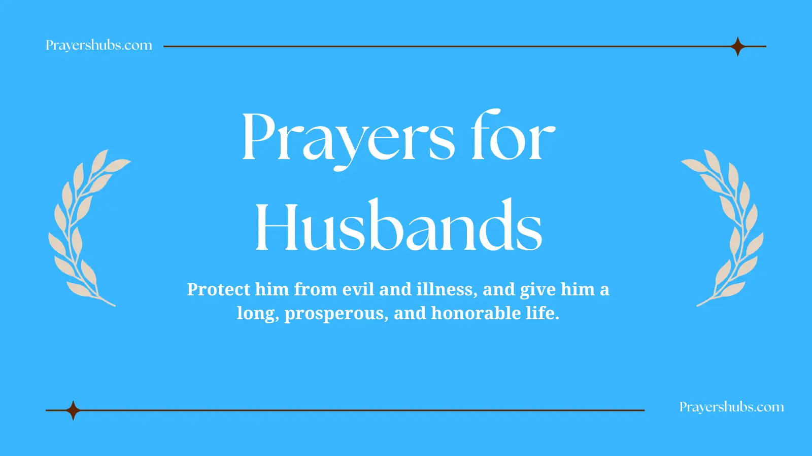 Prayers for Husbands