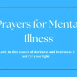 Prayers for Mental Illness