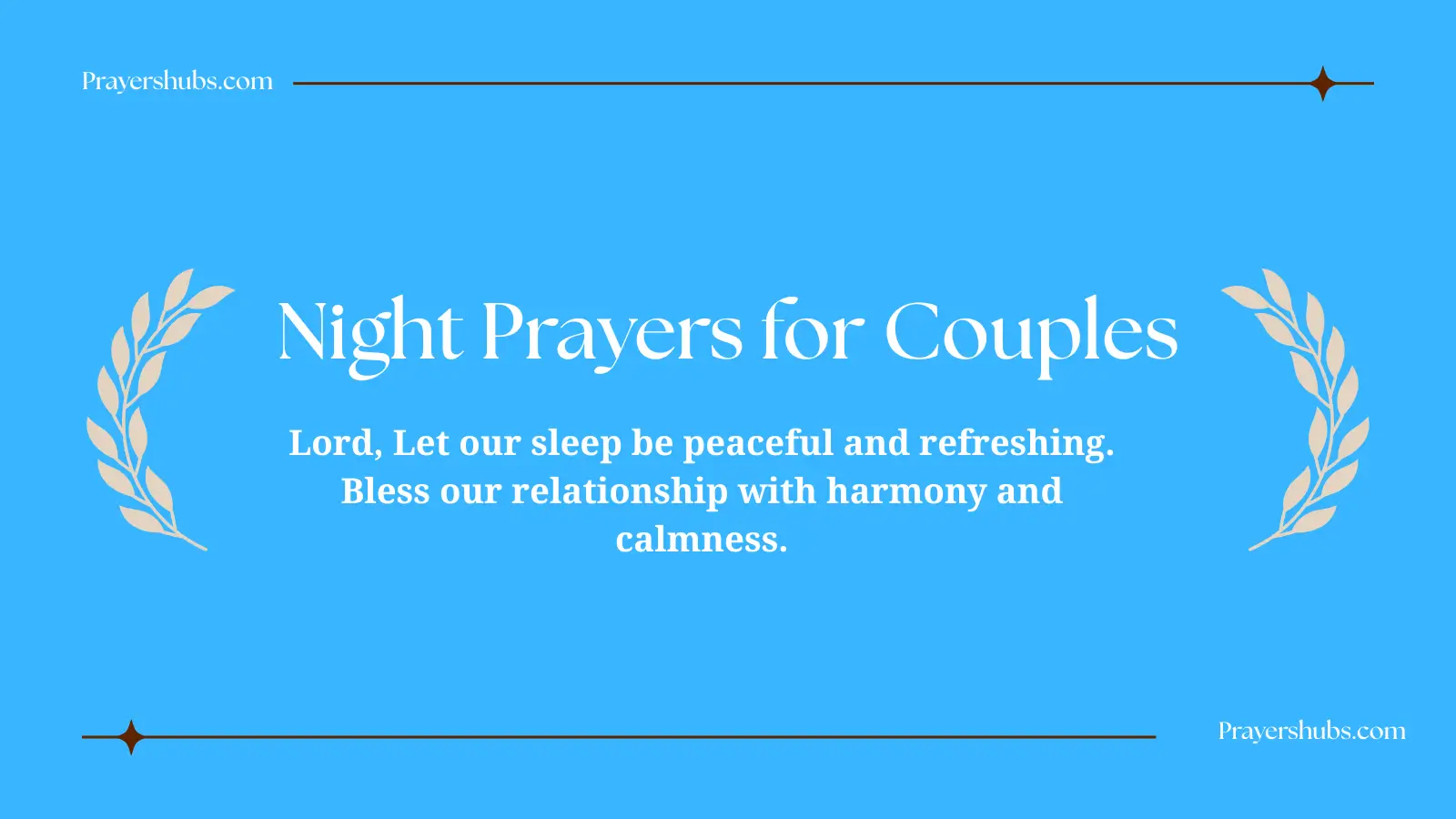 Night Prayers for Couples