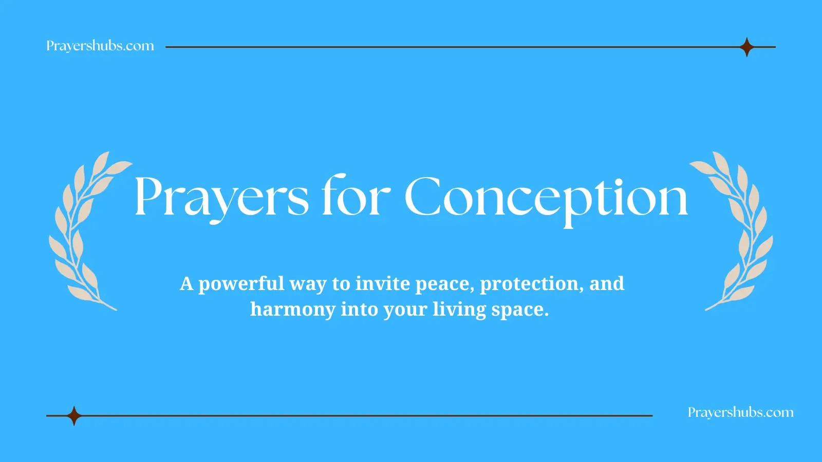 Prayers for Conception