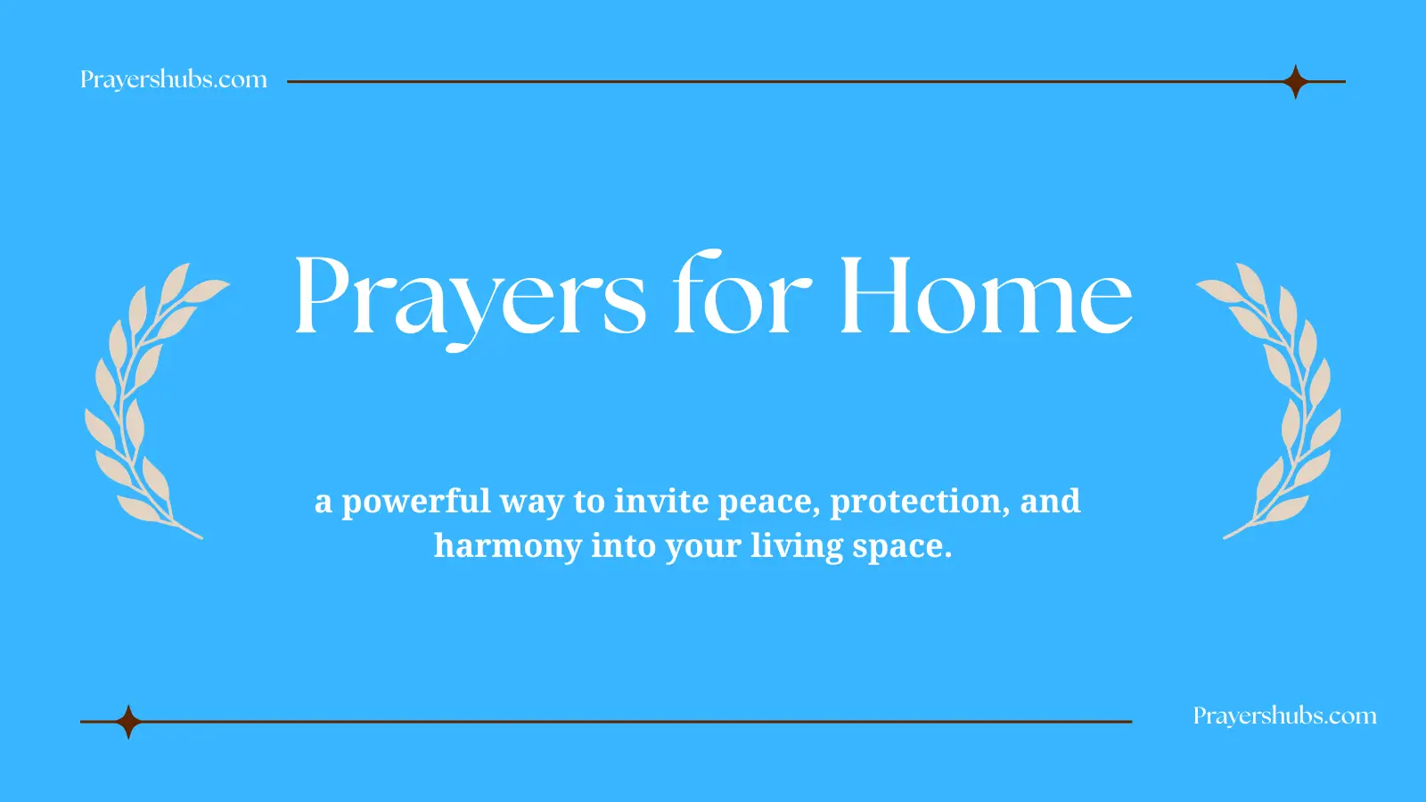 Prayers for Home