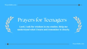 Prayers for Teenagers