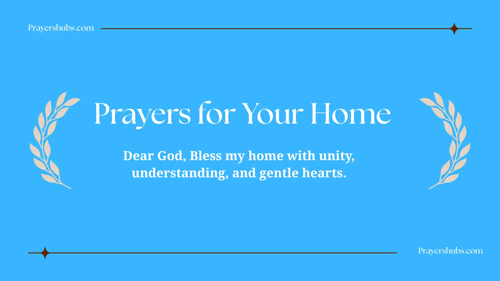 Prayers for Your Home